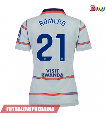 Lacne Ženy Futbalové dres Atletico Madrid Cristian Romero #21 2026-27 Krátky Rukáv - Tretina